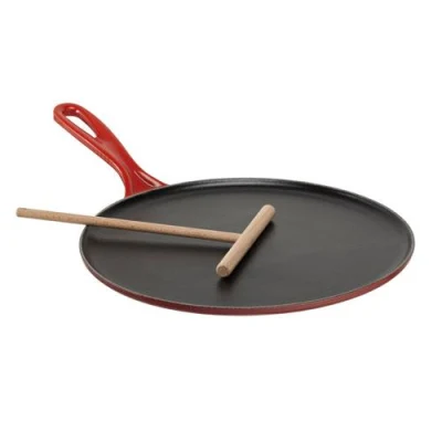 Enameled Cast Iron Crepe Pan, Griddle