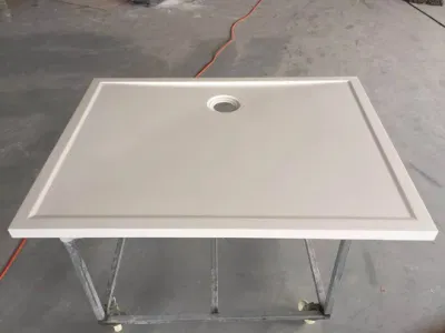 Italian Composite Artificial Resin Stone Shower Floor Base, Artificial Resin Composite Shower Pan