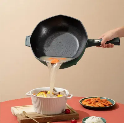 1500W Stir-Fry Steam Multifunctional Electric Frying Pan for Pancake