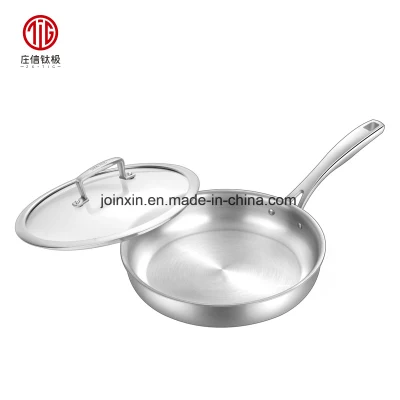  20cm High Quality Healthy Non-Stick Pure Titanium Cooking Fry Pan