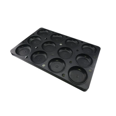  Custom Made Non Toxic Metal Non Stick Tound Jumbo Cupcake Pancake Muffin Cake Mould Baking Pan Burger Bread Oven Pan