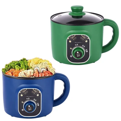 Portable Non-Stick Electric Cooker Portable Non-Stick Frying Pan with Steamer