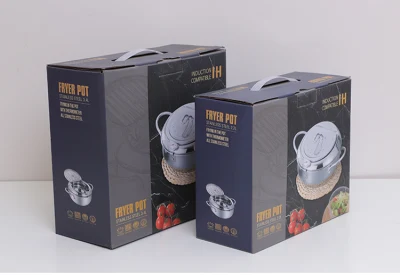  Wholesale Customized Household Stainless Steel Fries Chicken Nuggets Burger Frying Pot