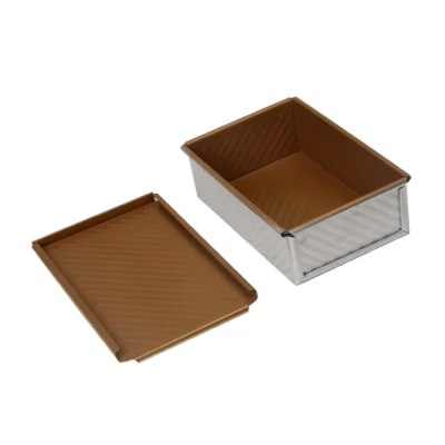 Bulk Aluminium Non Stick Bread Cake Baking Pan Toast Loaf Sandwich Baking Pan with Lid