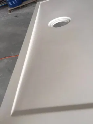 Italian Composite Artificial Resin Stone Shower Floor Base, Artificial Resin Composite Shower Pan