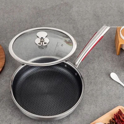  Kitchenware 30 Cm Stainless Steel 316 No Stick Frying Pan with Lid