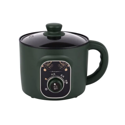 Portable Non-Stick Electric Cooker Portable Non-Stick Frying Pan with Steamer