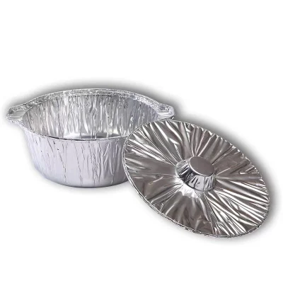  High Quality Disposable Round Aluminum Foil Pots Cooking Pot and Pans