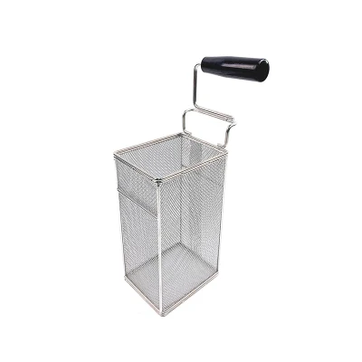  Stainless Steel Pasta Cooker Basket with Handle for Kitchen Equipment