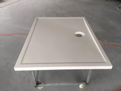 Italian Composite Artificial Resin Stone Shower Floor Base, Artificial Resin Composite Shower Pan