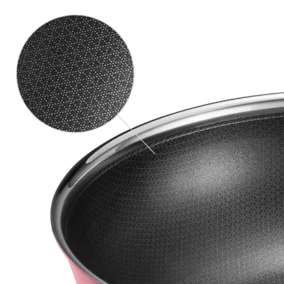  Best Seller Cookware Stainless Steel Non-Stick Eterna Coating Ceramic Outer Layer 32cm Skillet