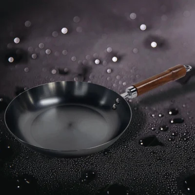  Professional Cookware 12&quot; Black Carbon Steel Pan Frypans Induction Compatible