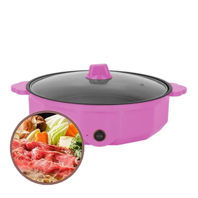  Small Home Appliance Multifunctional Electric Compact Hot Plate Multifunctional Cooker Pot Hot Cooking Pot Electric Wok