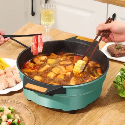  Electric Frying Pan with Tempered Glass Vented Lid Personal Electric Skillet Indoor