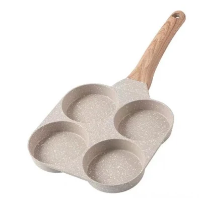  Custom Non-Stick Egg Skillet Heart-Shaped Granite Pancake Pan Egg Multipurpose Skillet