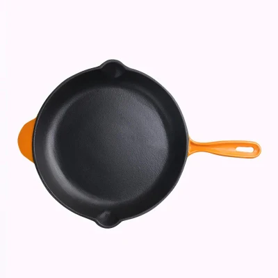  Newest Design BBQ 14-26 Cm Nonstick Frying Pan Low Carbon Steel Steak Cast Iron Skillet Non Stick Fry Pan