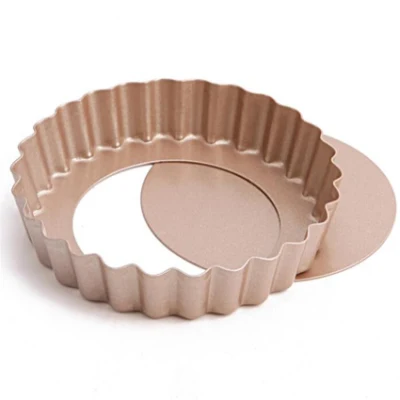  Food Grade 4 Inch Wave Edge Baking Pan Mini Pie Dish
