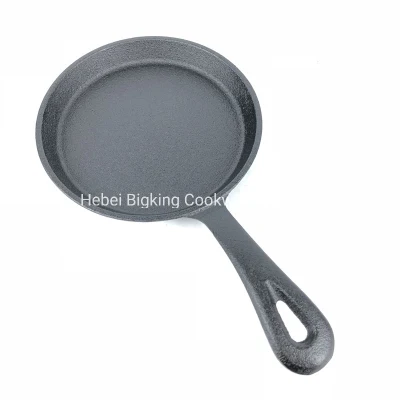  Wholesale Flat Round Skillet Mini Frying Pan 5&quot;/6&quot;/8&quot;