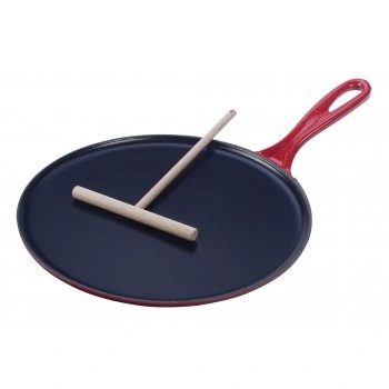 Enameled Cast Iron Crepe Pan, Griddle