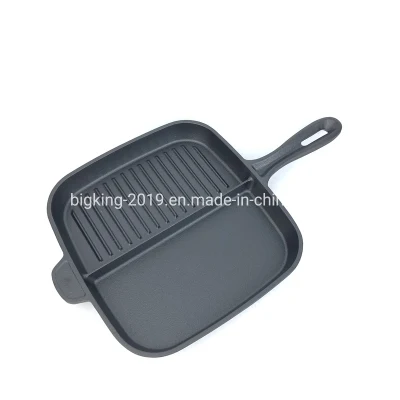 2 in 1 Multi Section Frying Pan Master Pan Divided Grill Pan
