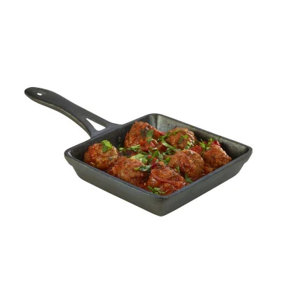  Nonstick Cast Iron Square Griddle Cookware Black Frying Pan Omelette Black Non-Stick Pan Fry Egg Pan