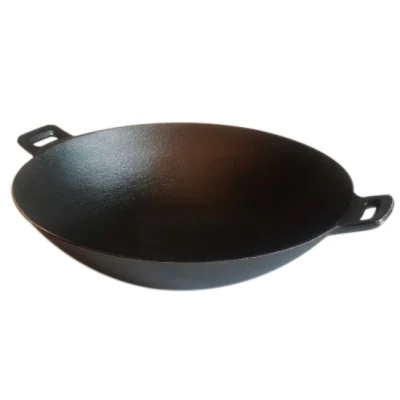 2024 New Style 30cm 12&quot; Cookwin Amazon Hot Sale Cast Iron Wok Pan
