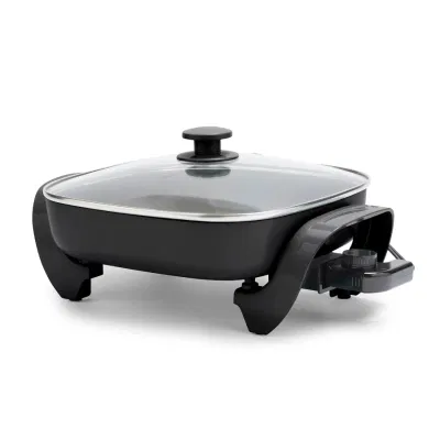  2022 Amazon Hot Sale Wholesale Indoor Smokeless Dishwasher Safe Non-Stick Electric Skillet Pan Electric Cooking Pot