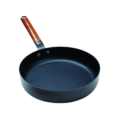  Carbon Pans Pre-Seasoned Nonstick Cooking Wok Fry Pan Breakfast Frying Pan