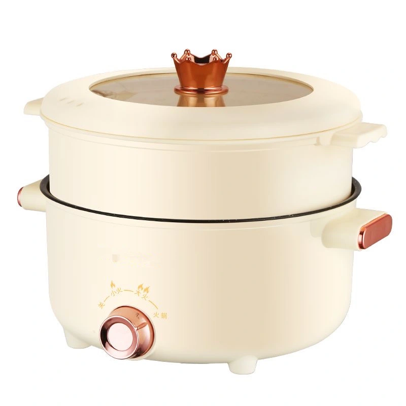 Multifunctional Electric Cooking Pot, Non Stick Coating, Small Hot Pot, Electric Frying Pan
