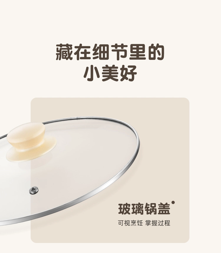 Xbc-20cm Double-Layer Touch Electric Cooking Pot Electric Steamer Electric Frying Pan Factory Direct Sales