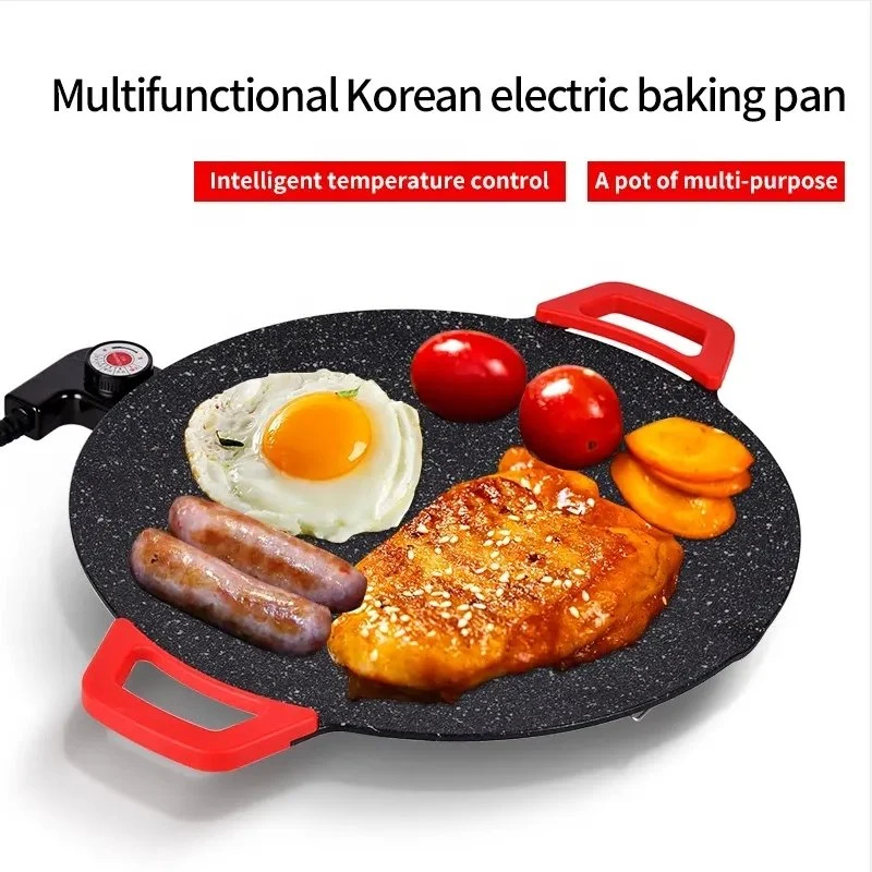 Korean Style Multifunctional Indoor Non Stick Electric Cooking Pan