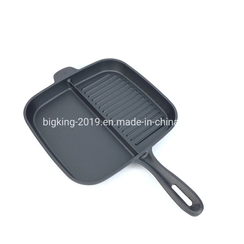 2 in 1 Multi Section Frying Pan Master Pan Divided Grill Pan