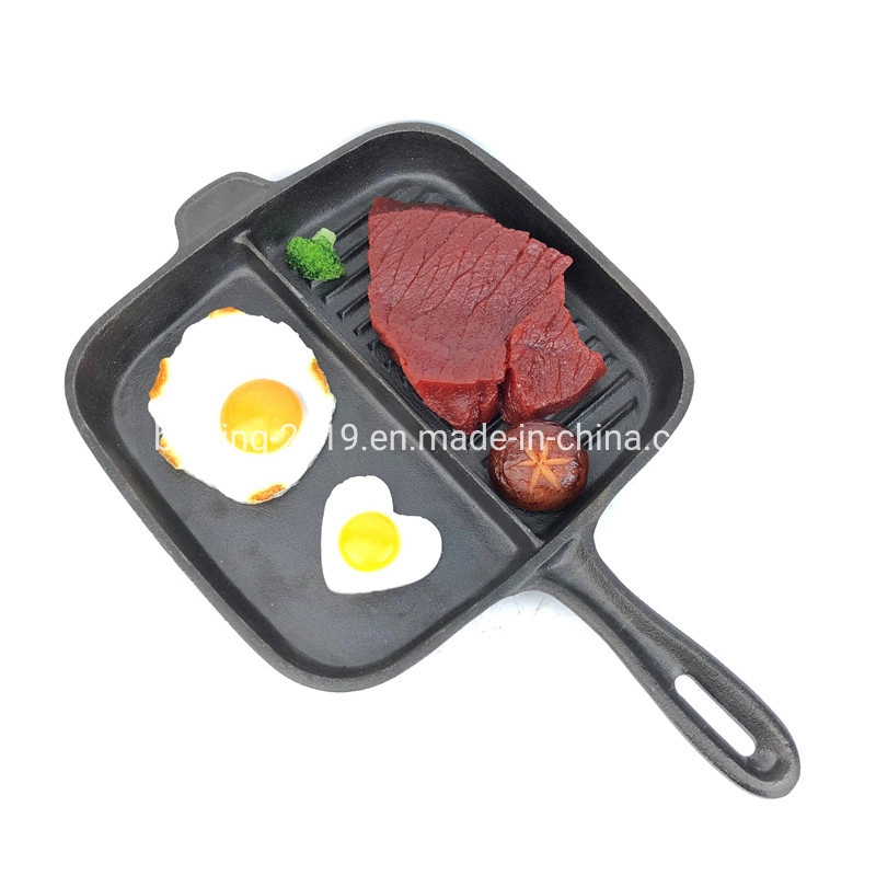 2 in 1 Multi Section Frying Pan Master Pan Divided Grill Pan