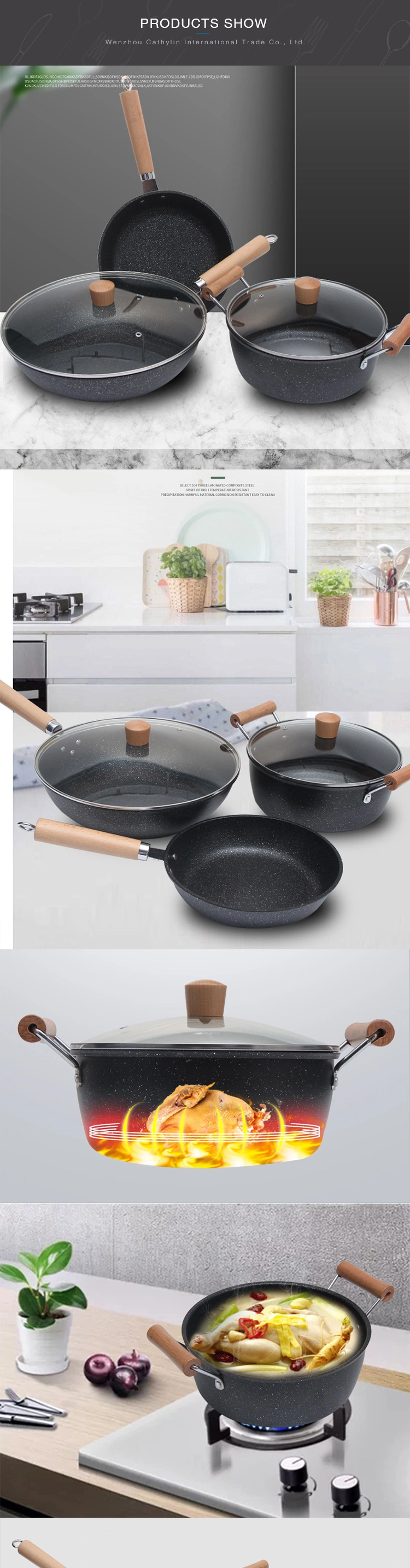 Frying Pan Nonstick Skillet Omelette Fry Pan Cooking Pan Set