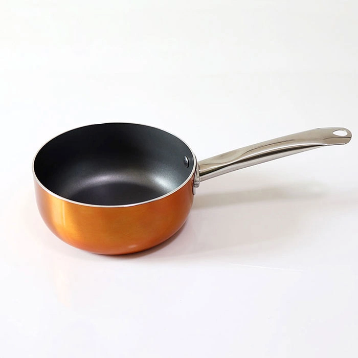 Food Safe Black Nonstick Milk Pot Copper Saucepan Cooking Pots Wok Pan Oil Free Ceramic Induction Casserole
