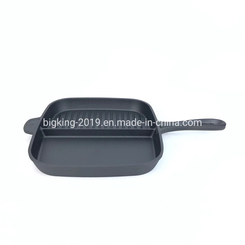 2 in 1 Multi Section Frying Pan Master Pan Divided Grill Pan