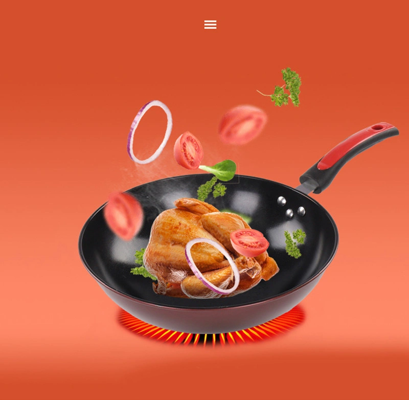 Wholesale Hot Selling High-Quality Ceramic Kitchen Non-Stick and Non-Oily Frying Pan 32cm
