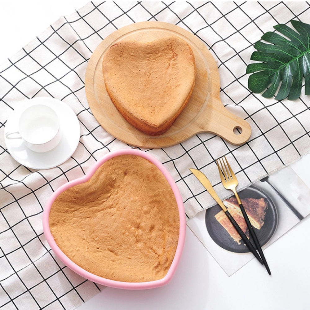 Silicone Non-Stick Cake Molds Heart Baking Pans Mi26084