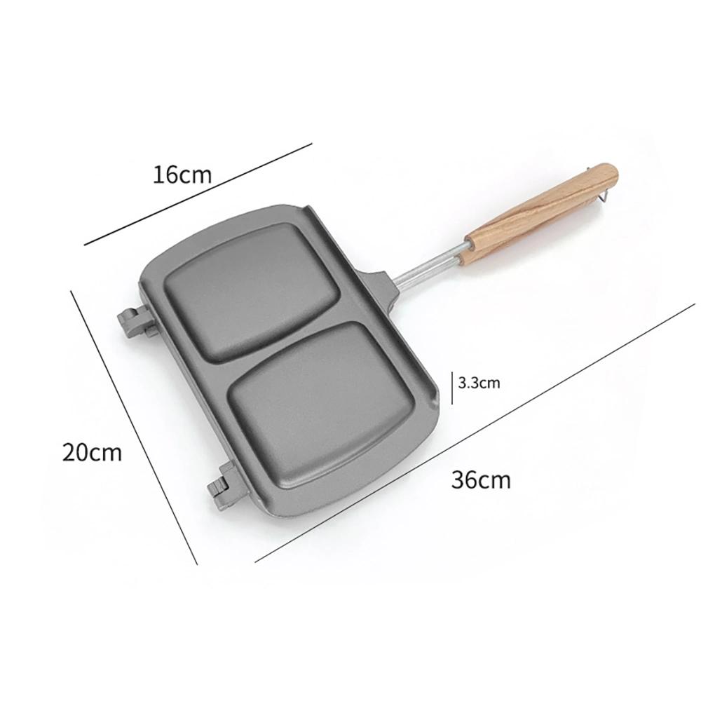 Fast Heat Conduction Evenly Heated Detachable Sandwich Pan with Hook Mi25596