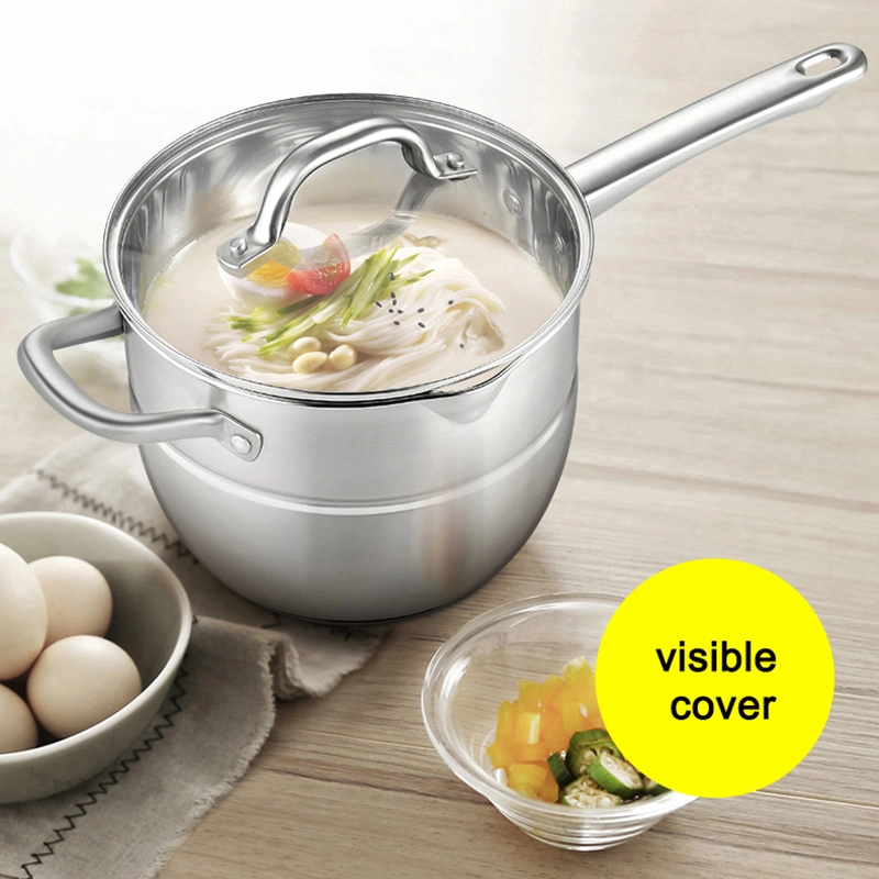 22cm Restaurant Kitchen Induction Cooker Stainless Steel Multifunction Cooking Pot Deep Frying Pot with Basket