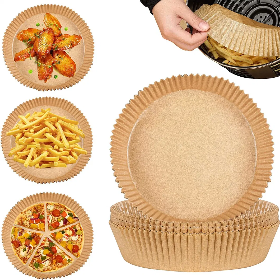 Air Fryer Parchment Paper Liners Customize Non-Stick Basket Mat for Frying Pan Dutch Oven Greaseproof Disposable Air Fryer Paper