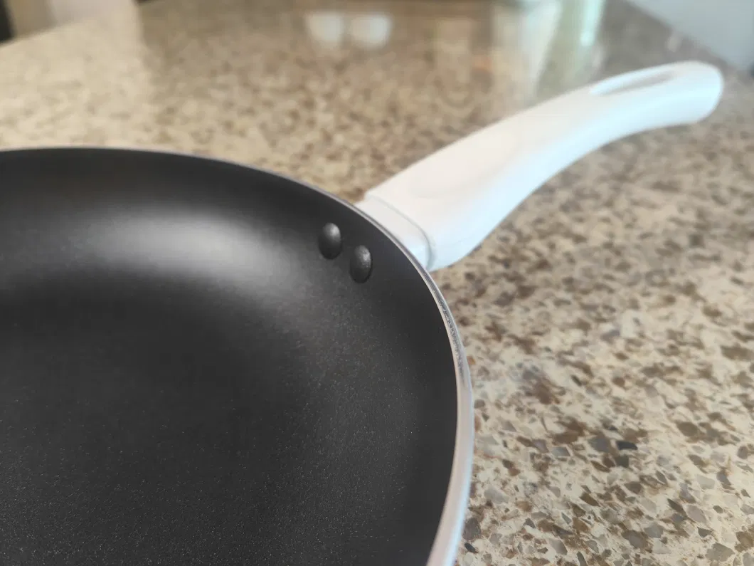 Durable Aluminum Round Frying Pan Non-Stick Flat Bottom Pan Egg Fryer Pans for Breakfast