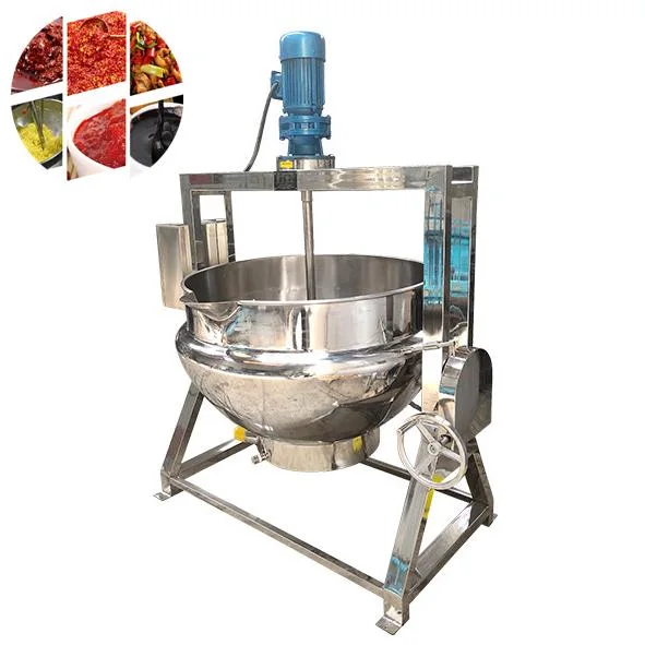 Sauce Stirring Wok Frying Machine Boiled Sauce Electric Heating Interlayer Pot