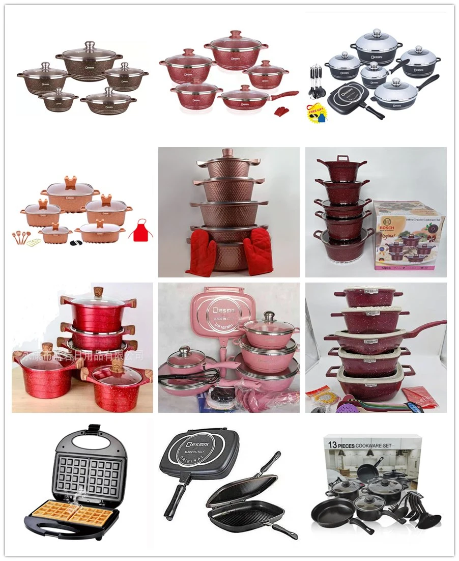 Regina 13PCS Frying Pan Sets Non-Stick Non Stick Cooking Pot Kitchenware Cookware Set Price 13 Pieces Cookware Set 13 PCS Cookware Set 13PCS Cookware Set