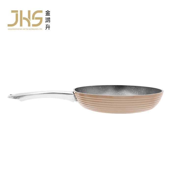Kitchen Cookware Nonstick Frypan Non Stick Aluminum Frying Pan Set with Stainless Steel Handle