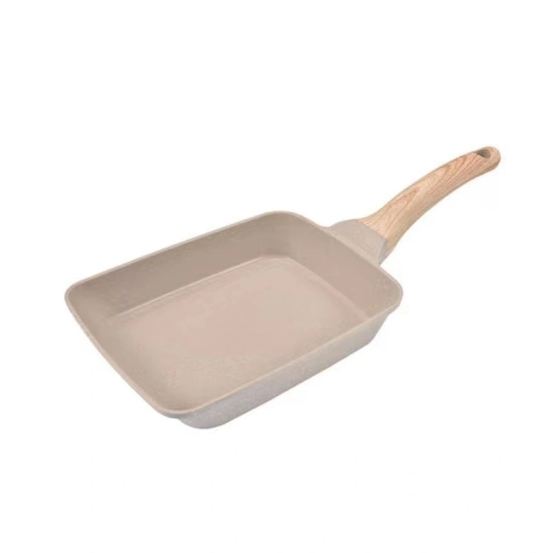 Soft Touch Handle Non-Stick Medical Stone Cookware Omelette Egg Pancake Steak Frying Pan