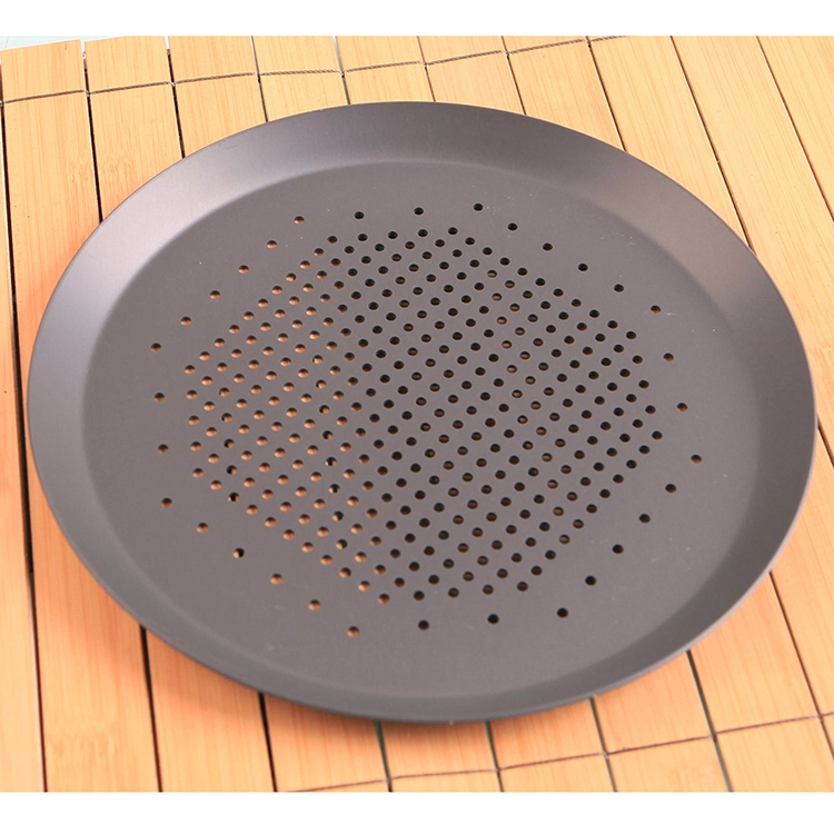 Best Quality Food Safe Non Stick Aluminium Round Shallow Pizza Baking Pan Pie Pastry Food Baking Pan