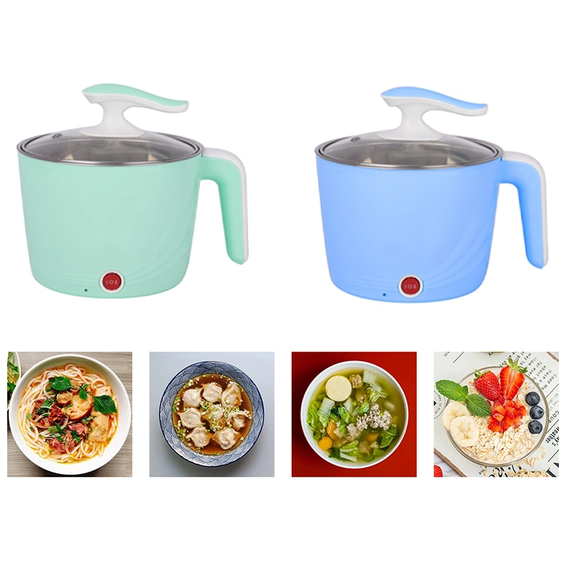 Wholesale Hot Pot Electric 1.2L Portable Multicooker Shabu Pot Travel Electric Skillet for Noodles Soup Egg Steak Oatmeal Porridge Maker