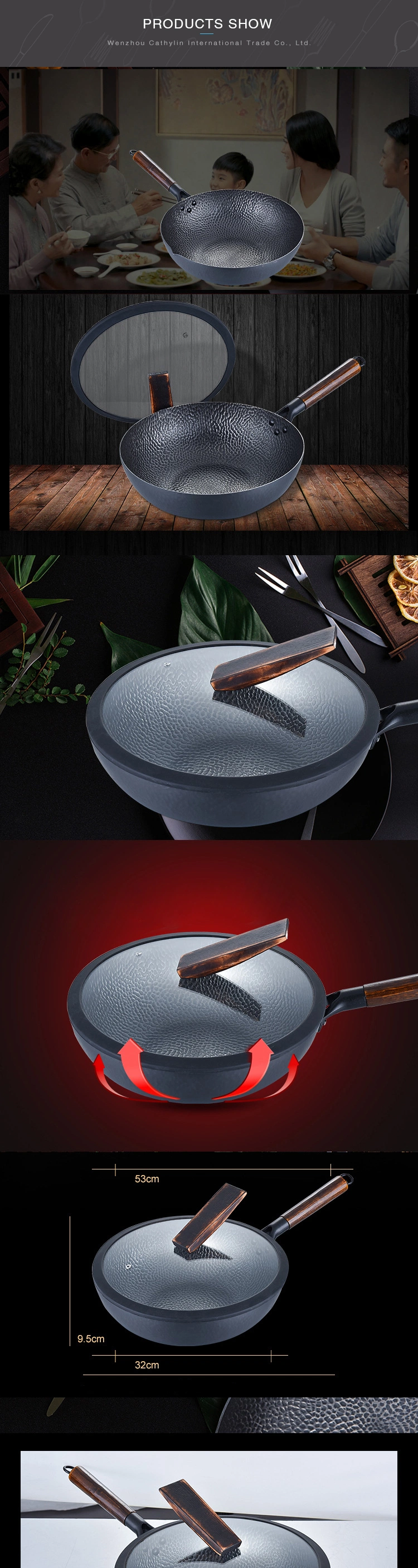 Hot-Selling High Quality Wholesale Stainless Steel Cooker Frying Pan