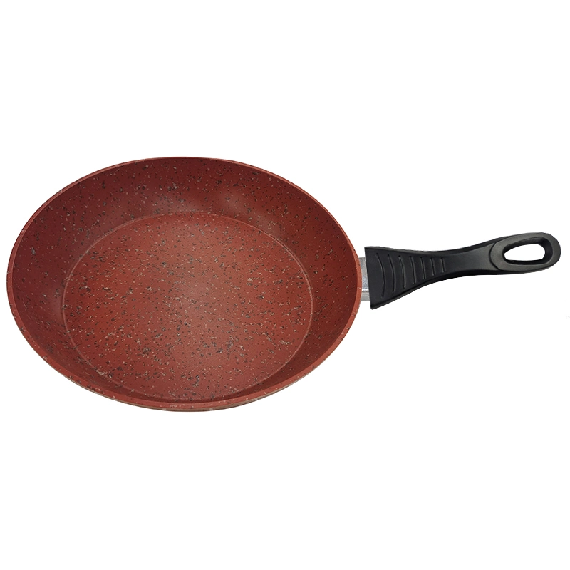 Aluminum Granite Cookware with Glass Lid Non-Stick Frying Pans